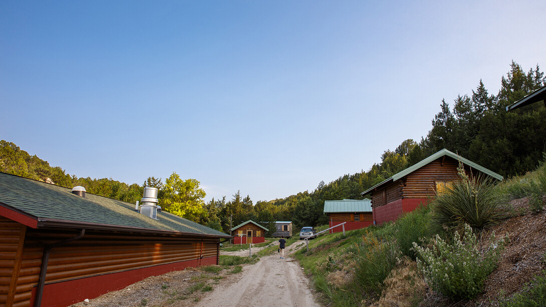 Cabins at Cedar Point Biological Station.
