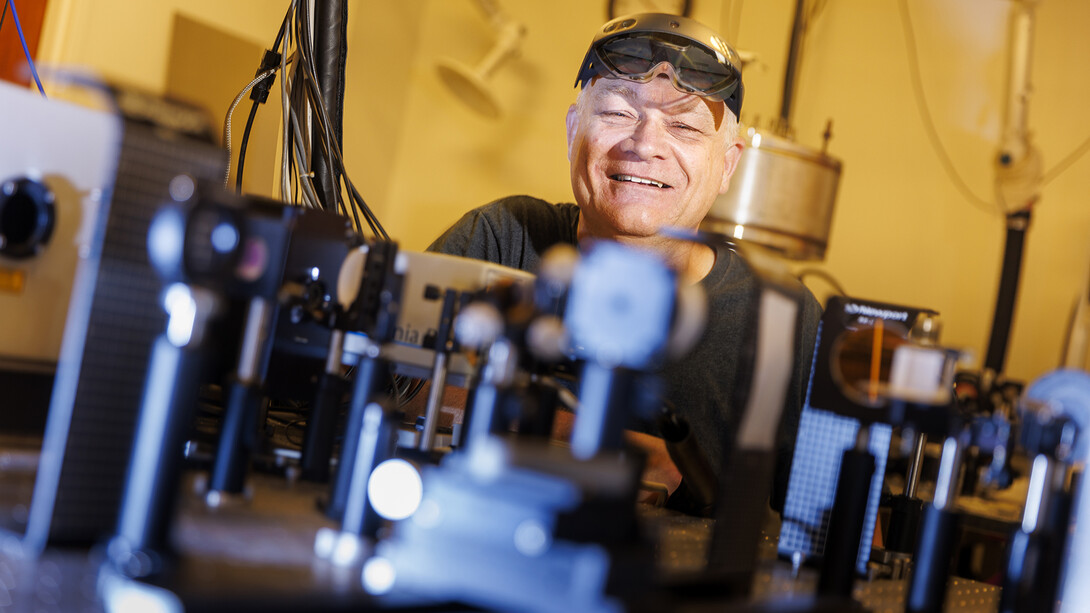 Photo of Kees Uiterwaal, associate professor of physics and astronomy.