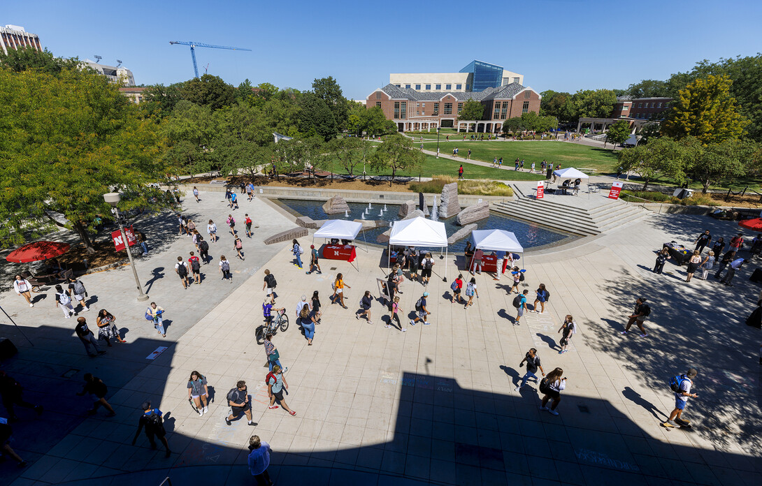 ODI at the Union plaza with activities, treats, and to learn more about the Office of Diversity and Inclusion.