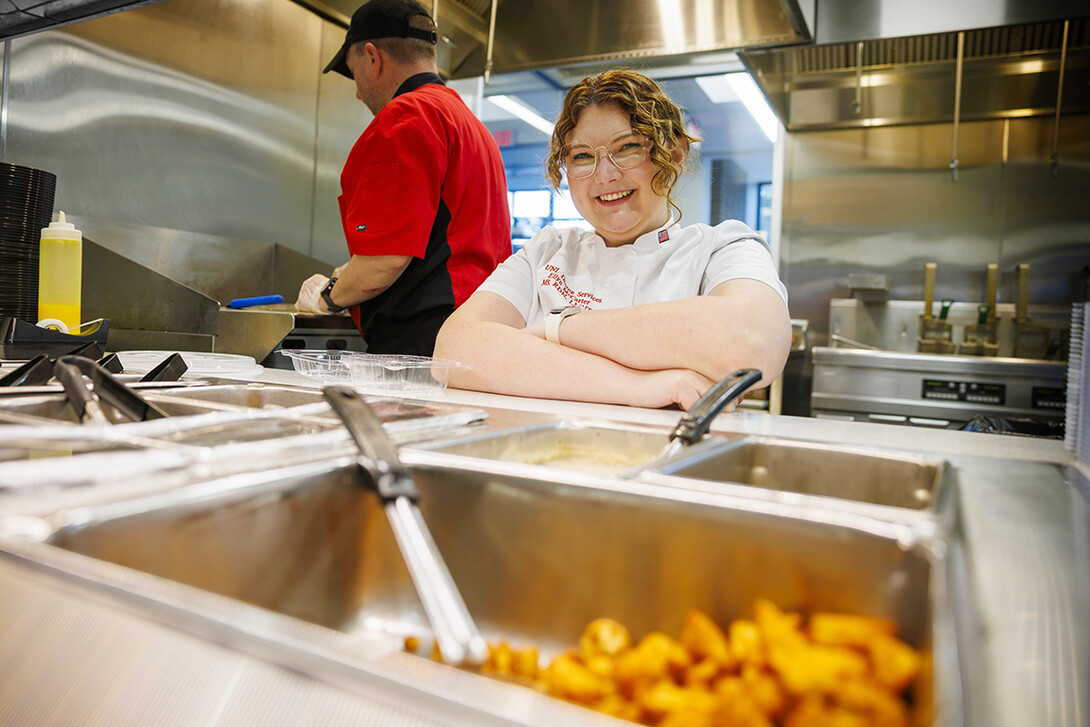 Ellyn McCarter, registered dietitian and nutrition manager with University Housing and Dining Services.