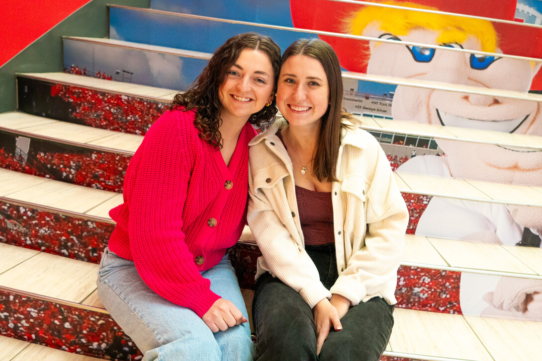 Lockyear (left) and Leach (right) hail from Lenexa, KS and Lake Oswego, OR, respectively. As out of state students, they each have a special appreciation for NU’s campus that ‘The Final Syllabus’ has helped reinforce.