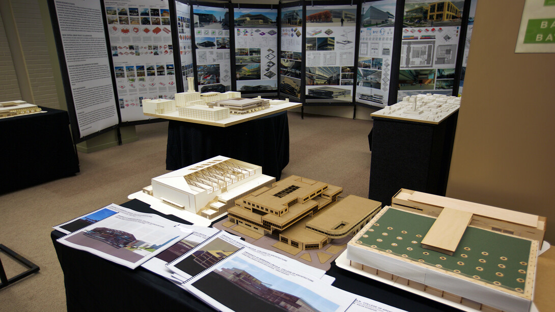 The Bennett Martin Public Library redesign project is on display on the second floor of the downtown library through June 14. The designs were created by UNL architecture students.