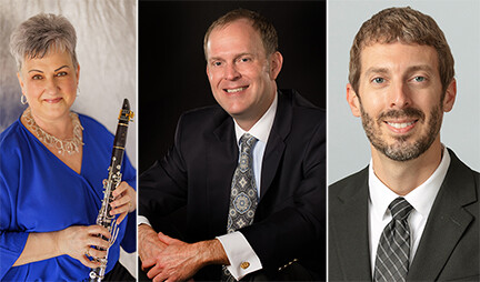 Left to right:  Diane Barger, Mark Clinton and Nathan Koch.