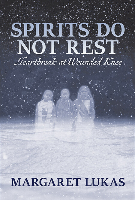 The cover for Spirits Do Not Rest depicts ghostly figures standing in a silhouette of a night sky.