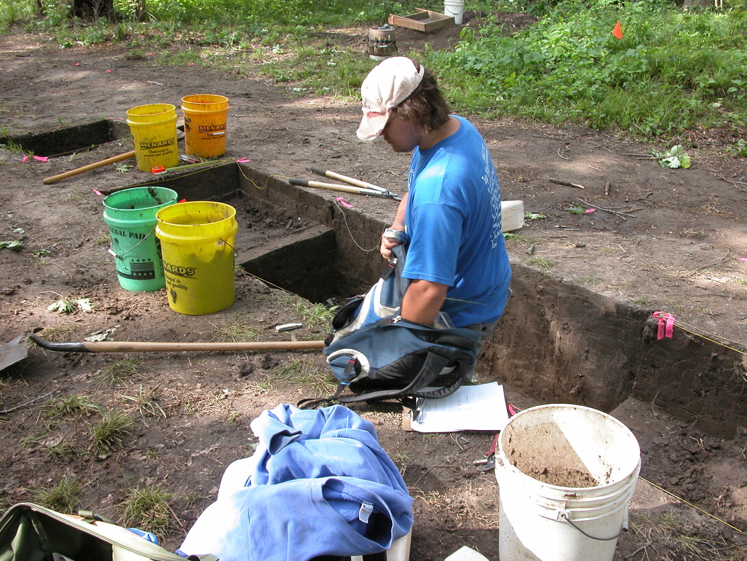 Learn about Nebraska archeology during a live Zoom event on Saturday, August 29th. Photo Courtesy of Nolan Johnson, History Nebraska.