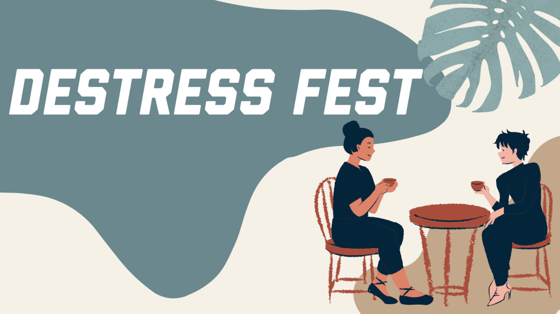 destress fest digital banner