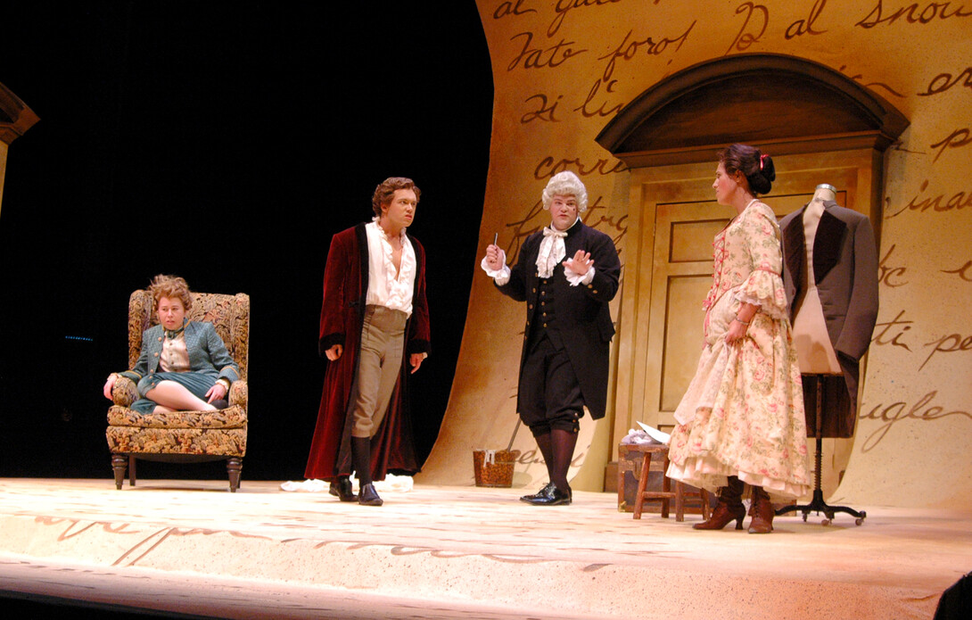 Performers act out a scene in the UNL opera program's 2009 production of "The Marriage of Figaro." This spring, the the opera program will perform Massenet's "Cendrillon."