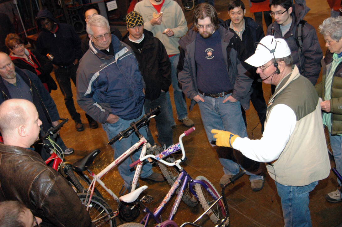 The University of Nebraska–Lincoln holds open-to-the-public surplus auctions every two to three months.