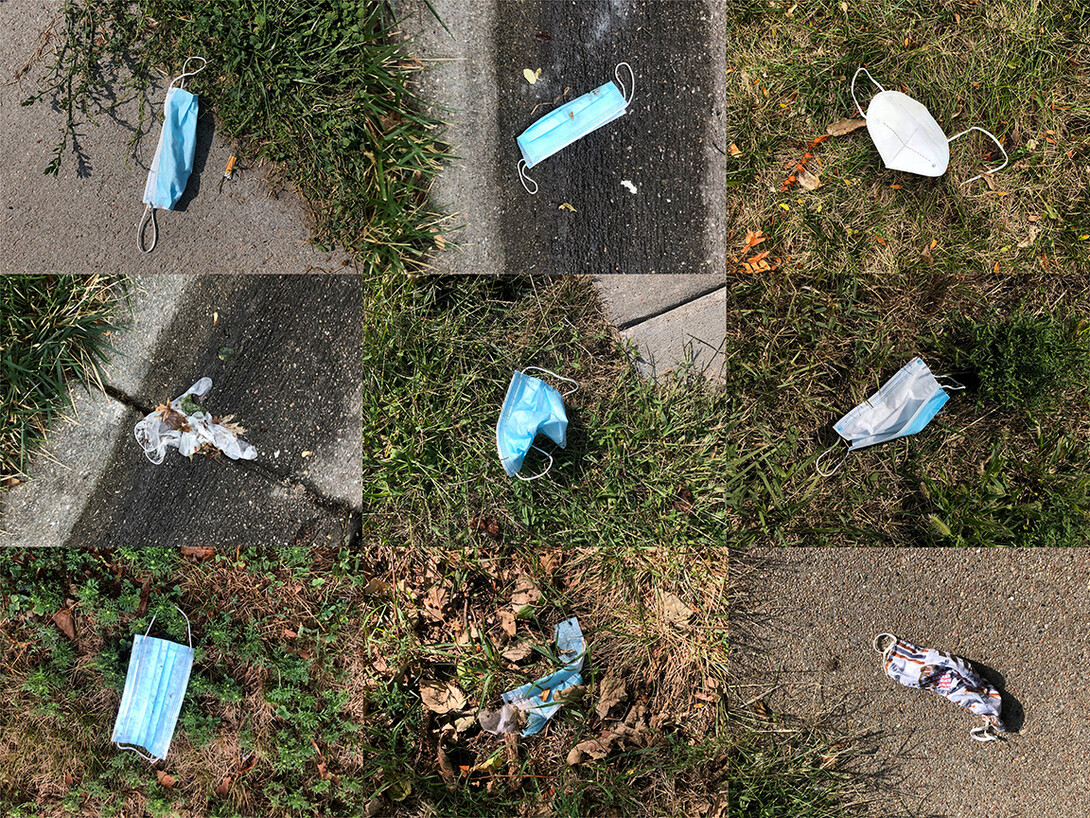 Mask Litter