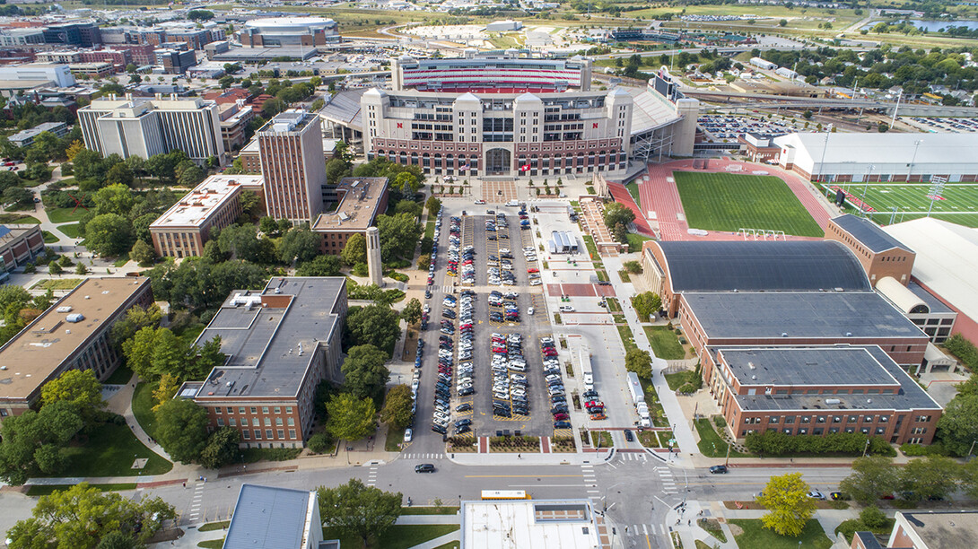 East Stadium drone shot