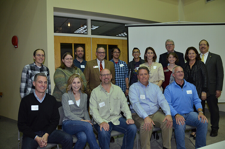 Alumni of the Senshu program at the celebration. 