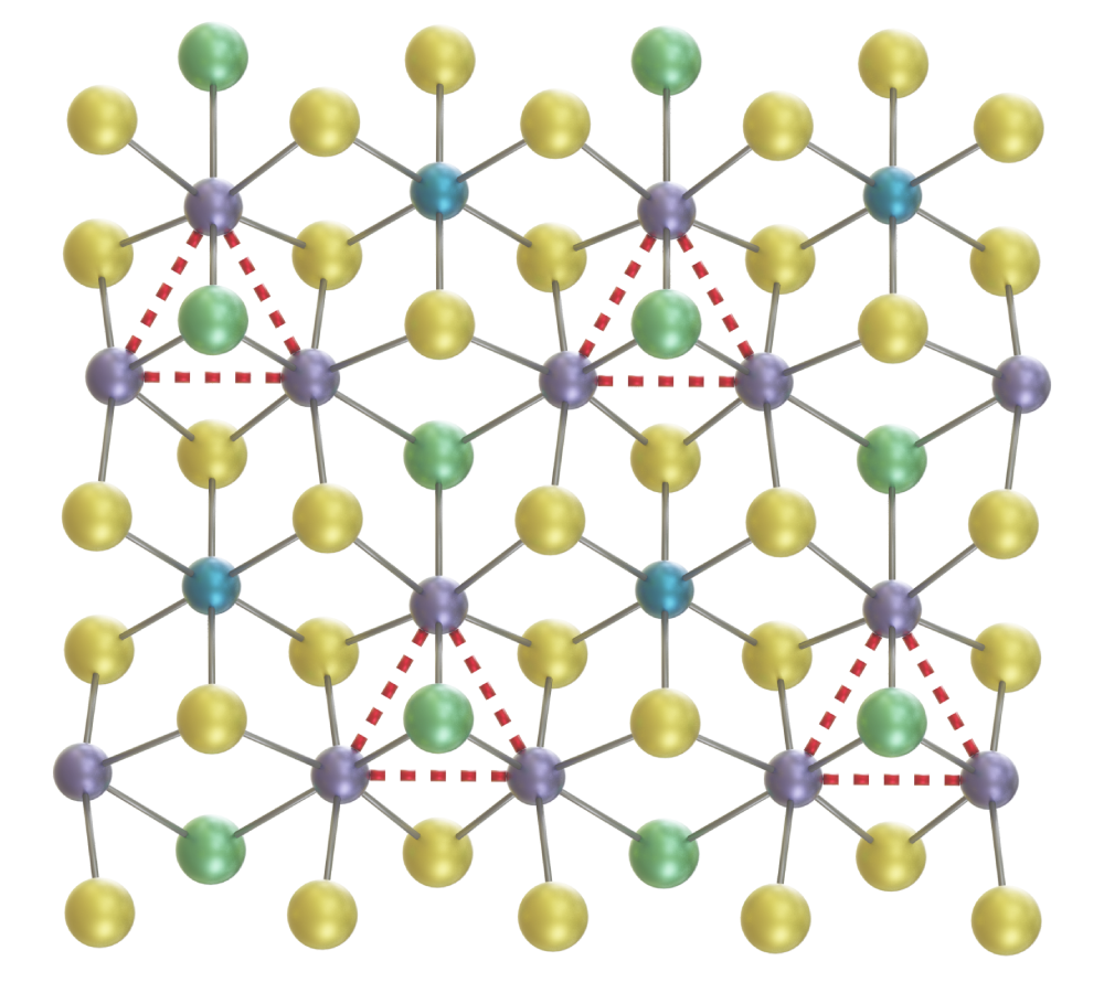 Rendering of molybdenum disulfide