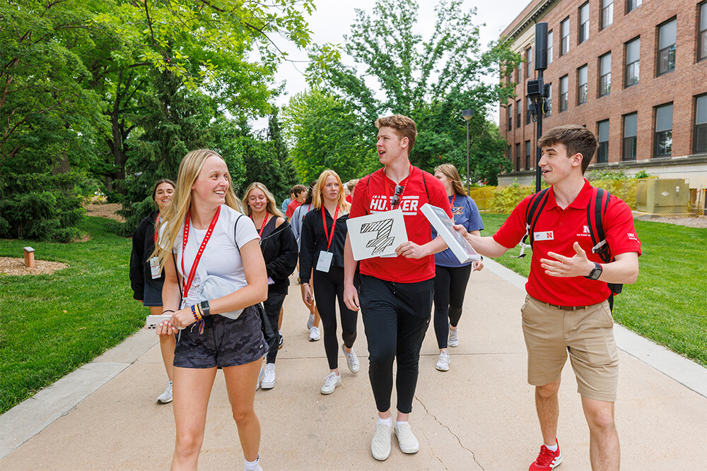 Walking tour of campus