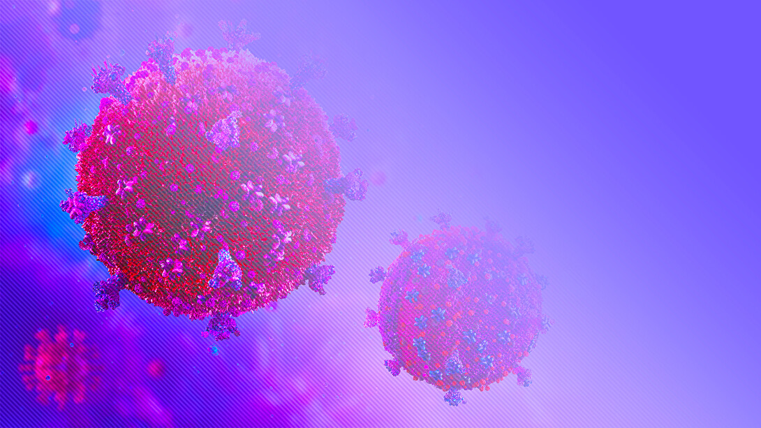 Rendering of HIV