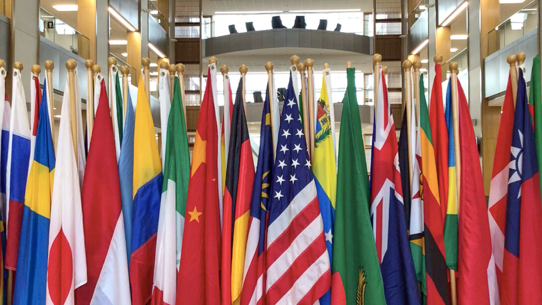 Photo of flags