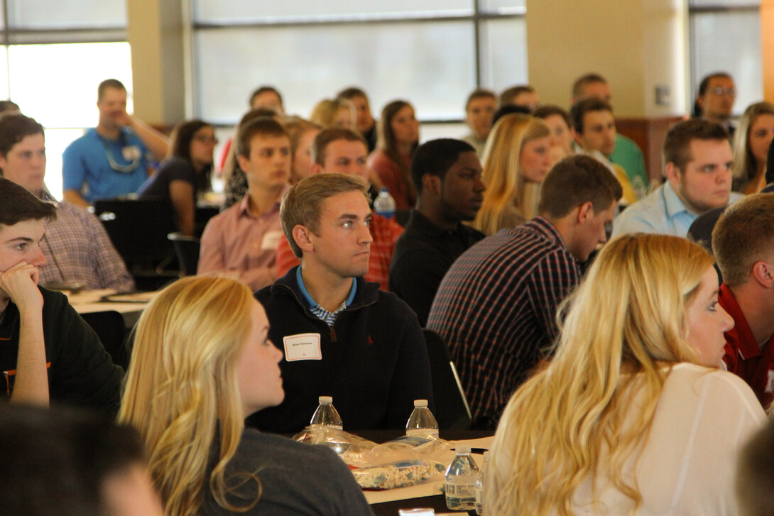 Members of the UNL greek community participated in an April 26 roundtable on making campus social culture safer. 