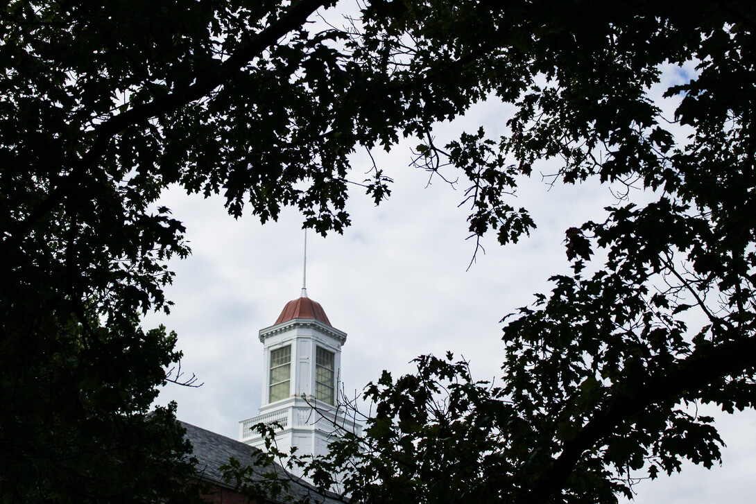 Love Library's cupola