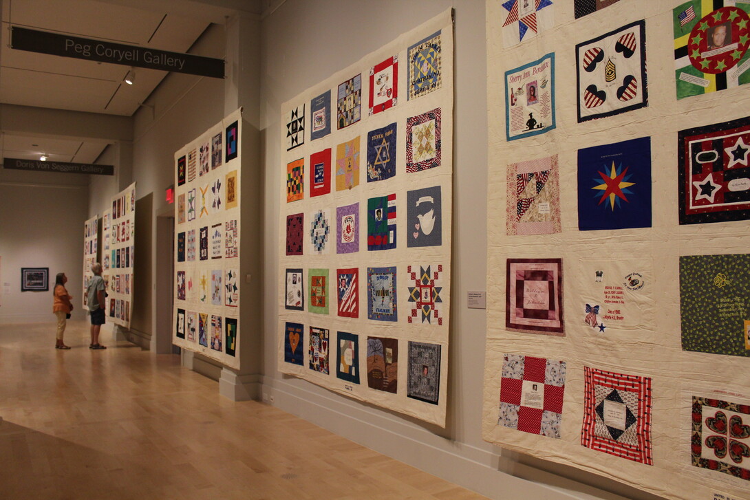 PaCurrently on view at the IQM: United in Memory 9/11 Victims Memorial Quiltat the International Quilt Museum