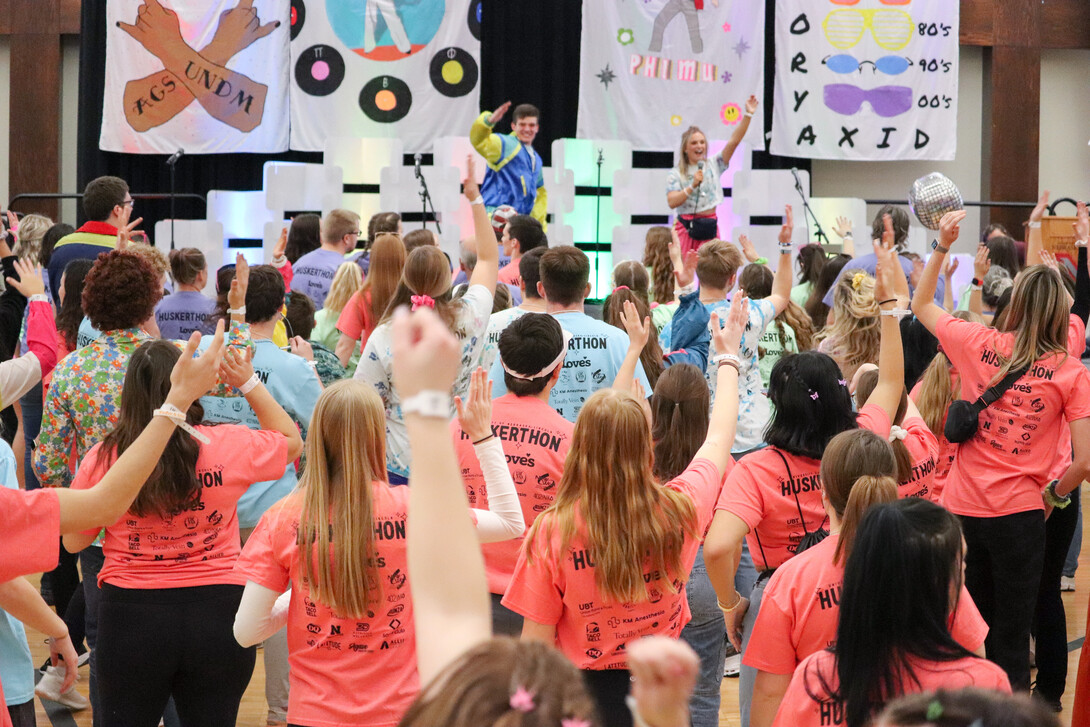 Here is a sneak peak into what one of the many dance parties at Huskerthon might look like!