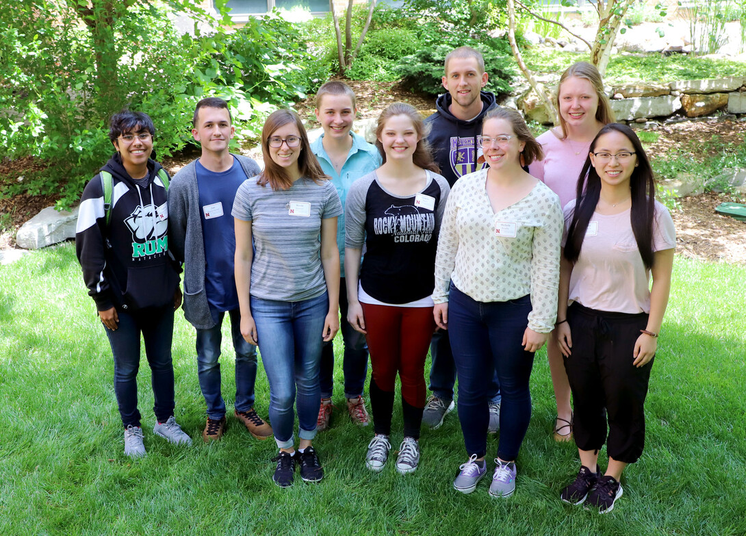 Nine students from around the nation and Puerto Rico begin the 10-week Applied Plant Systems program June 3 at University of Nebraska–Lincoln.