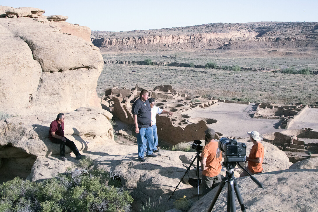 A small group of Native Americans are filmed speaking about their ancestral connection to Chaco Canyon. The films are available as resources to the book.