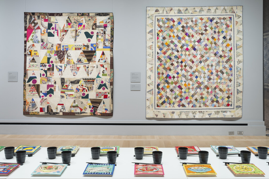 "Eiko Okano's Delectable World" is on display at the International Quilt Study Center & Museum. She will give a free lecture at 5:30 p.m. Friday. Photo by Larry Gawel