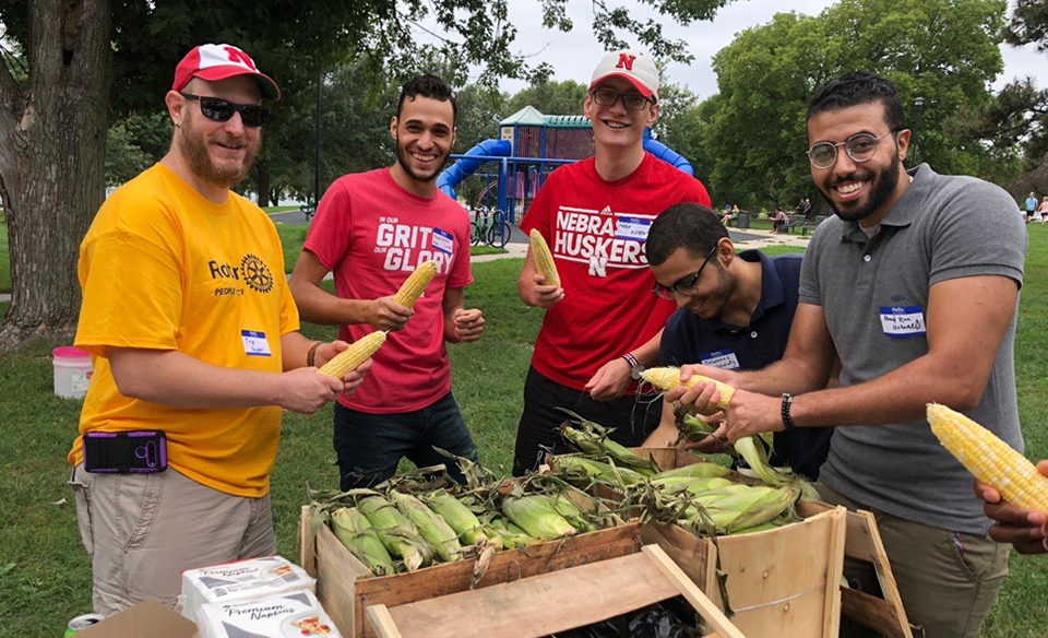 In 2019, the Rotary Club #14 hosted the International Student Picnic at Holmes Lake Park (pictured above). This year, due to COVID-19, the event was transformed to a virtual setting.