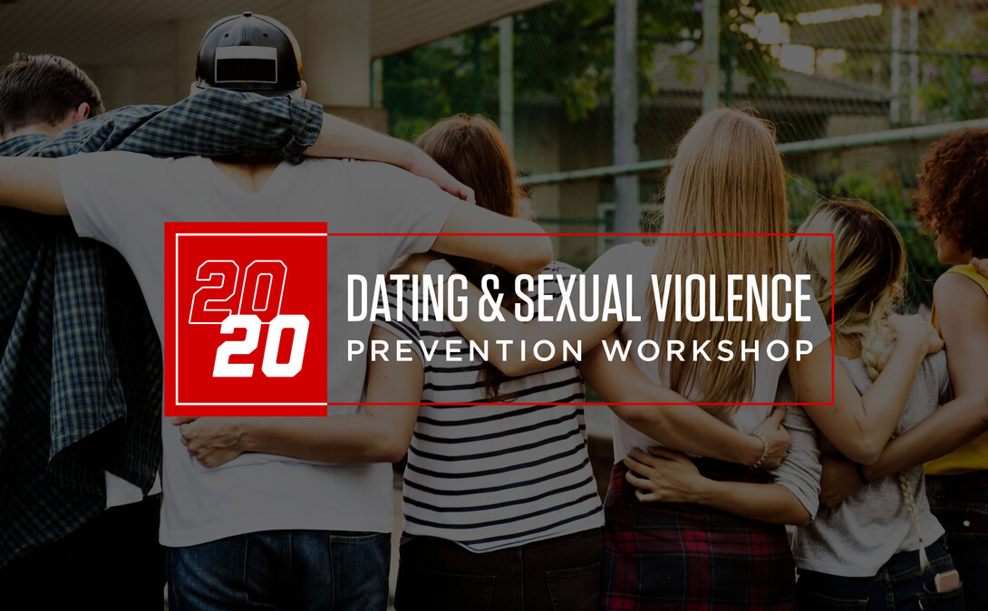 The workshop will address teen dating and sexual violence, and how to prevent it.