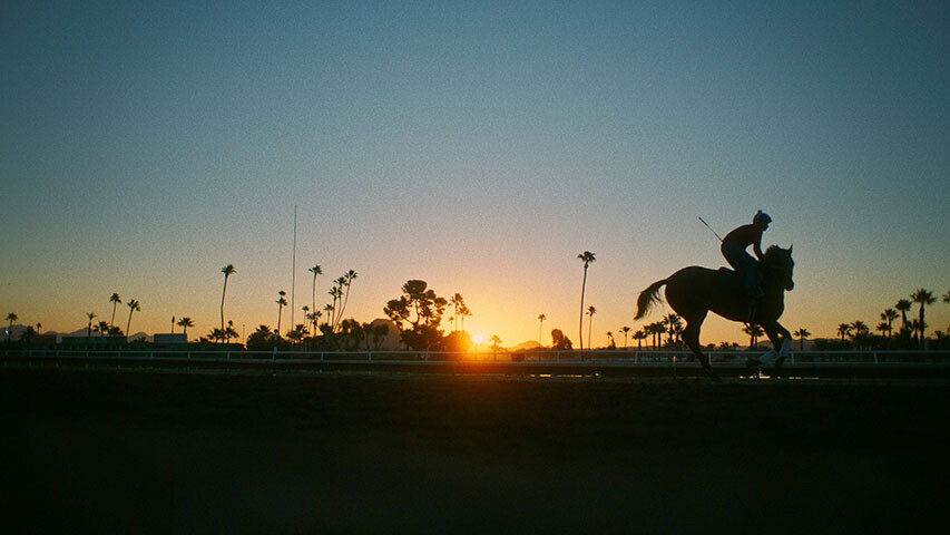 A scene from "Jockey" starring Clifton Collins Jr.