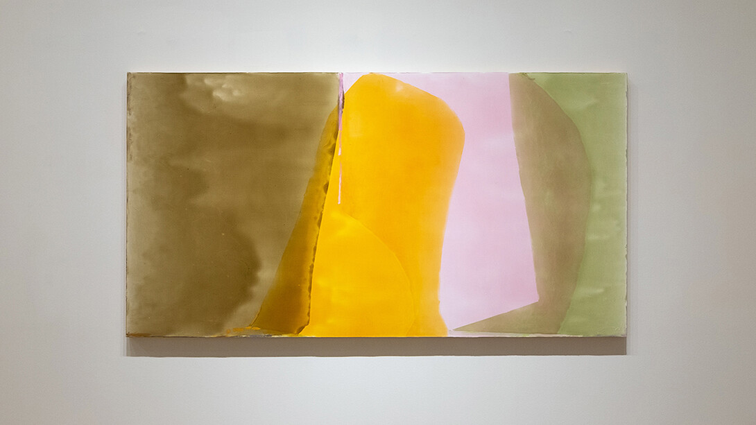 Jill Nathanson’s “Cantabile” (2019) on view at Sheldon Museum of Art in “Point of Departure: Abstraction 1958–Present.”