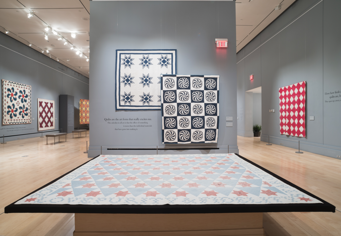 "Uncovered: The Ken Burns Collection" is one of several exhibitions appearing at the International Quilt Study Center and Museum to celebrate the museum's 10th anniversary.