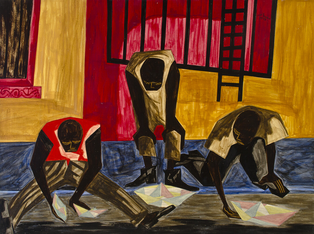 "Paper Boats" by Jacob Lawrence