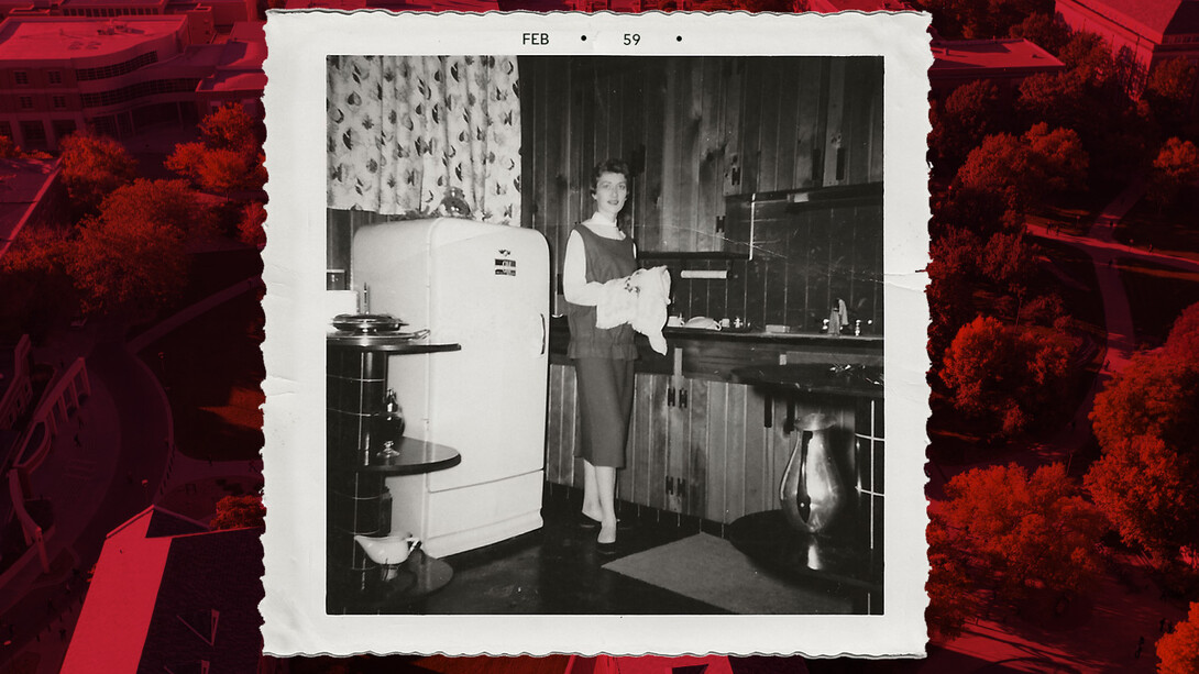 Carol (Dahl Leacox) Livingston in December 1958. She was about five months pregnant with her first child Dan Leacox. He was born April 1959.