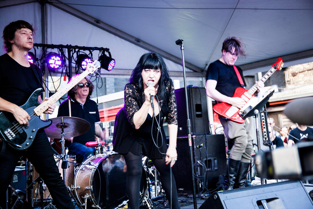 Lydia Lunch performing in the Beth B movie about her.