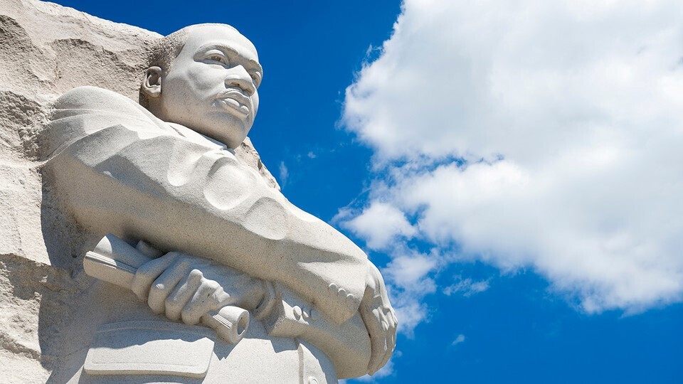 MLK Statue with Crossed Arms