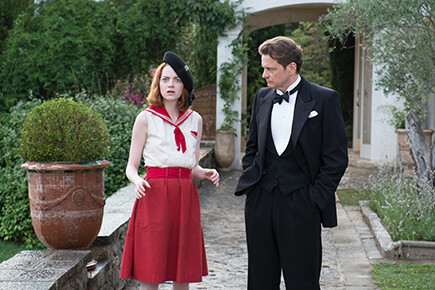 Emma Stone and Colin Firth in "Magic in the Moonlight"