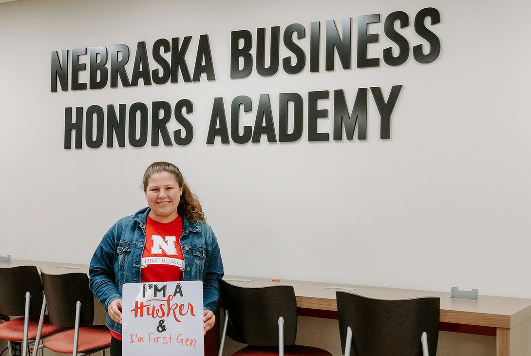 Natalia Koval is now in her second year at Nebraska. She is a double major in actuarial science and mathematics and works in the university's First-Year Experience and Transition program.