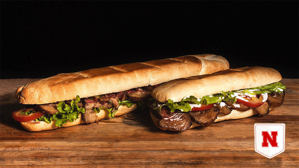 A 12-inch and 6-inch sub sandwich are shown next to one another.