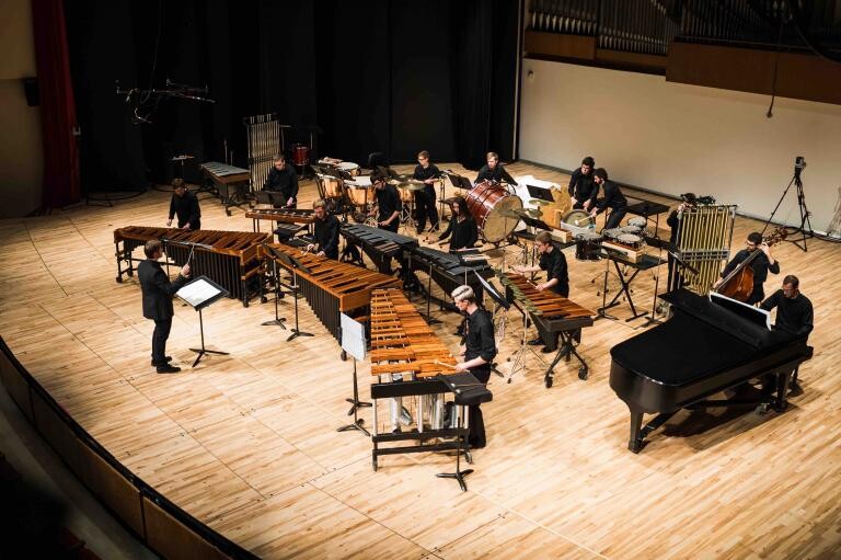 The University of Nebraska–Lincoln Percussion Ensemble will perform Feb. 6 in Kimball Recital Hall.