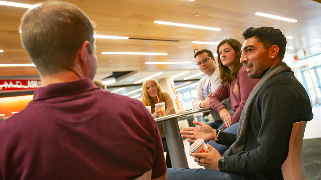 Ronit Gandhi and fellow INBRE scholars