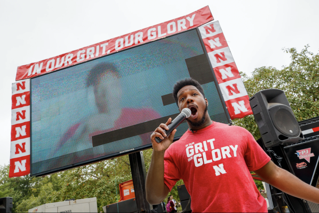 D-Wayne will lead an online karaoke and dance night event for all Huskers on April 25.