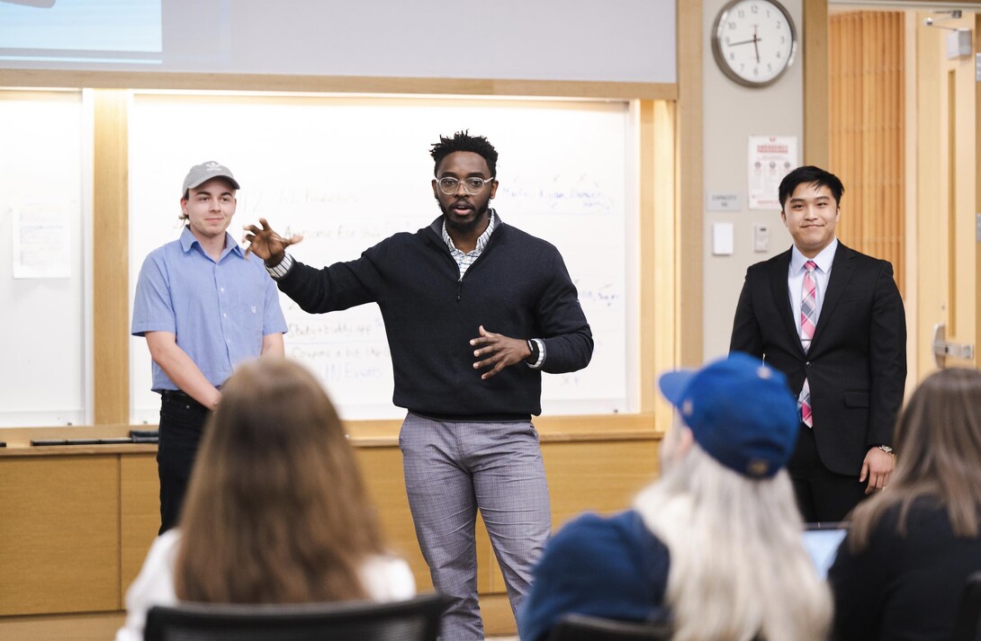 University of Nebraska–Lincoln students spent a weekend in Howard L. Hawks Hall competing in the 48-Hour Challenge. The competition brought student entrepreneurs together from across campus to build refined business plans from ideas within a two-day time period.