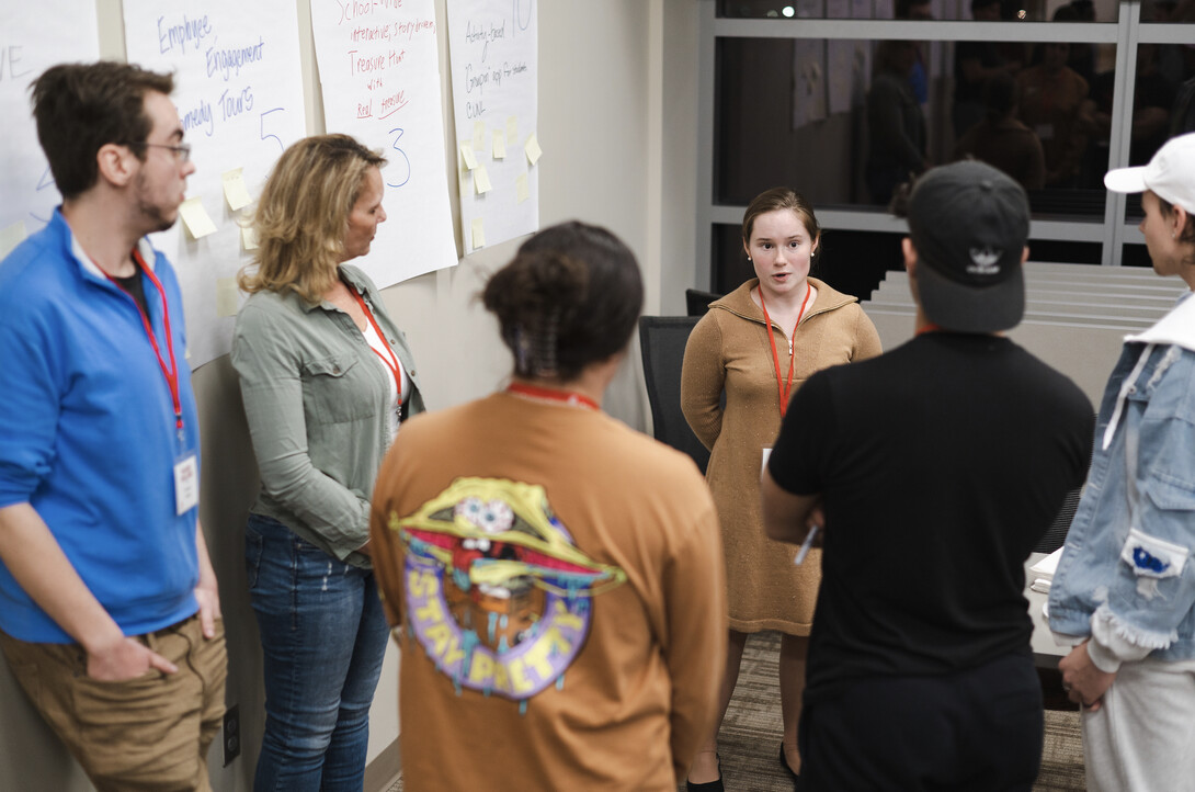 Open to all majors at Nebraska, the event brought students together to work in an interdisciplinary collaborative environment.