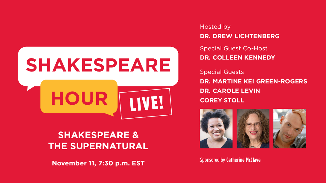 Carole Levin guest on Shakespeare Live