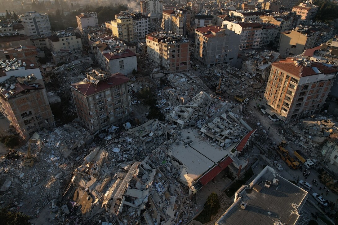 Hatay, Turkey- February 10, 2023 Turkey Earthquake Hatay As a result of the 7.8 magnitude earthquake that occurred in Turkey