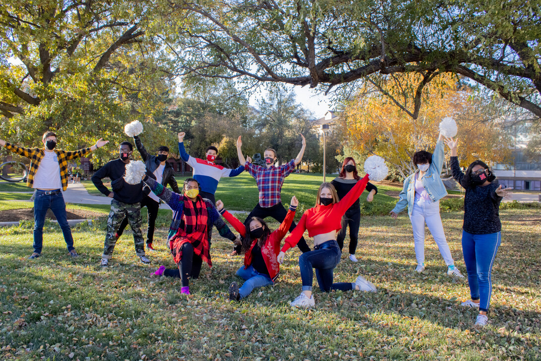 Using improvisational methods, the We Are Nebraska interns explore their personal stories with social impact and present them in a theatrical experience. Upcoming performances will be held Oct. 6, 13 and 20 on the UNL campus. Photo by Daniela Chavez.