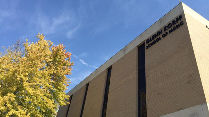 Westbrook Music Building, home to Nebraska's Glenn Korff School of Music.