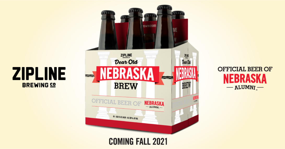 The Nebraska Alumni Association and Lincoln’s Zipline Brewing Company are pleased to announce a collaborative beer designed by and for University of Nebraska alumni.  