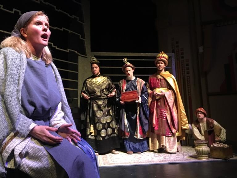 Scene from "Amahl and the Night Visitors."