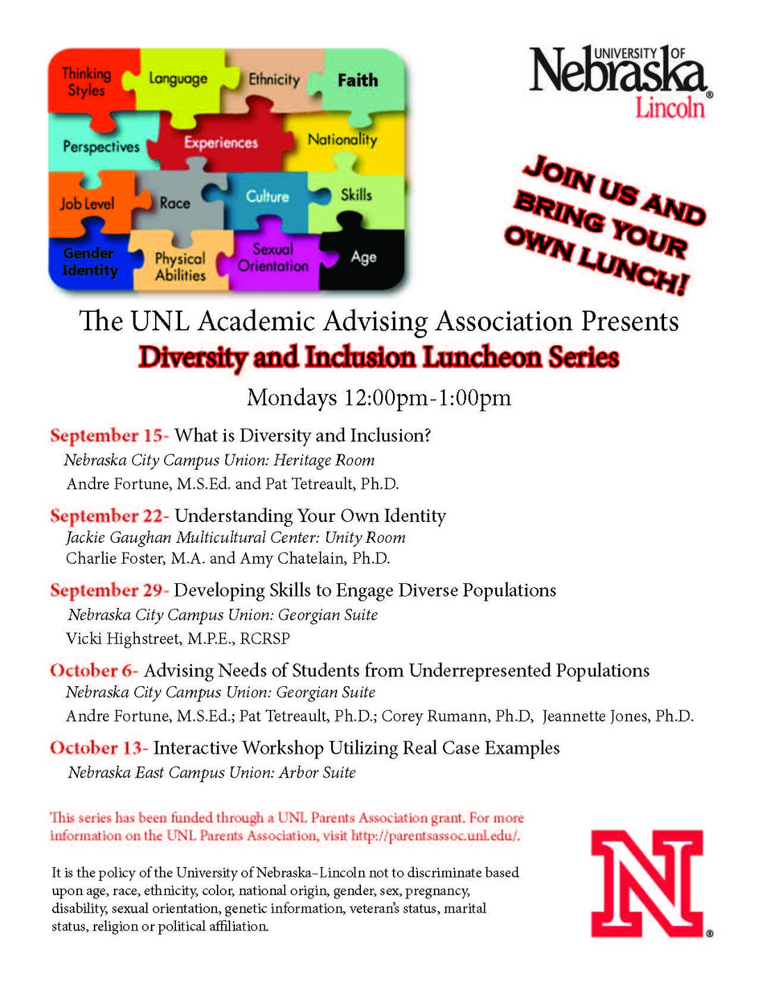 AAA Diversity and Inclusiveness Series Flier